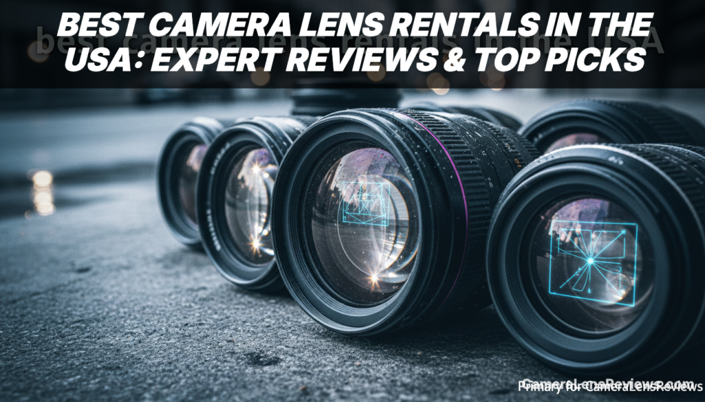 Expert review of best camera lens rentals in the USA