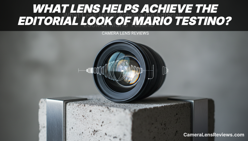 Expert review of What Lens Helps Achieve the Editorial Look of Mario Testino